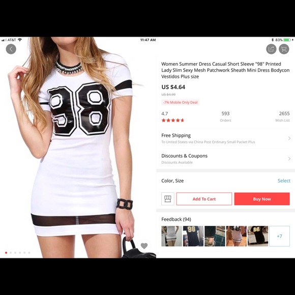 Sext Short Dress Nighty - Picture 6 of 6